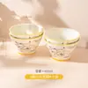 Tigela Pikachu Doméstica 2025 Nova Alto Valor Pessoal Fofa Cerâmica Louça Tigela de Arroz Tigela de Sopa