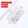 Bisagra Pequeña Mini Ventana de Abrir Acero Inoxidable Caja de Regalo Puerta y Ventana de Cocina Hoja Plegable Accesorios de Ferretería para el Hogar Bisagra en Miniatura
