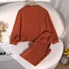 Conjunto Meninos e Meninas Venda Quente Transfronteiriça Roupas Infantis Outono 2026 Novo Simples Camisa Infantil Média e Grande Calça de Pernas Largas Conjunto de Duas Peças