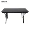 Mesa Plegable Ajustable de Aleación de Aluminio Personalizada Qingmu para Rollos de Huevo Mesa de Camping Portátil para Exteriores Mesa y Silla Plegables Mesa de Comedor