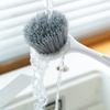 Escova para Lavar Panelas com Cabo Longo, Escova Pequena Doméstica que Não Danifica a Panela, Artefato para Esfregar Panelas, Escova de Limpeza Descontaminante para Panelas Antiaderentes de Cozinha, Escova para Lavar Louça