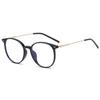 Librito Rojo con el mismo estilo de armazón de gafas liso rojo de internet, armazón de gafas marrón TR90 ultraligero anti-luz azul espejo plano se puede graduar