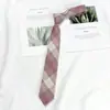 Gravata Estilo Hospitalar para Estudante JK Feminina Japonesa Gravata DK Masculina Original Feita à Mão Camisa de Uniforme Escolar Uniforme Escolar Xadrez Acessórios