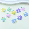 Accesorios de Pegamento Suave de PVC Avión Pequeño Accesorios Coloridos para Bricolaje Decoración de Funda de Teléfono Zuecos Pegatinas para Tazas de Agua Juguetes para Niños