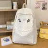 Mochila Escolar Linda de Lunares Estilo Japonés con Conejo para Estudiantes de Secundaria y Preparatoria, Mochila Fresca y Dulce para Salir y Ir de Compras