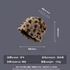 Gorro holgado estilo Páramo con estampado de leopardo desgastado para mujer, Otoño e Invierno, Adelgazante, Versátil, Circunferencia de cabeza grande, Gorro turbante