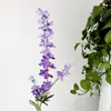 Golondrina Voladora de 3 Picos Qianxun Decoración Guía de Carretera para Bodas Hotel Arreglo Floral Accesorios de Flores Artificiales Exhibición Flor de Seda Artificial Violeta