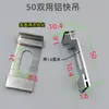 Juego Completo de Accesorios para Techo Integrado de Panel de Panal: Soportes de esquina, Ganchos rápidos de aluminio, Componentes de placa de presión, Tornillos de acero inoxidable