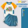 2025 Novo Fato de Banho Infantil Separado Fato de Banho Verão Roupa Infantil Meninos Desenho Animado Estilo Casual