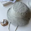 Sombrero de pescador extragrande para adulto, ala ancha, sombrero para el sol para senderismo al aire libre, sombrero de mezclilla lavable, versátil