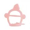 Fornecimento Direto da Fábrica Pulseira de Silicone para Dentição de Bebê Brinquedo de Morder Artefato para Dentição de Bebê Alça para Prender Mordedor