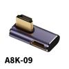 Adecuado para conexión de codo recto macho a hembra HDTV, pantalla de TV, adaptador magnético de línea HD de 8K60Hz