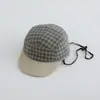 Boné de Baseball Feminino Estilo Coreano com Estampa de Leopardo, Algodão Fino Estilo Primavera, para Crianças de 3 a 9 Anos, com Tira à Prova de Vento e Proteção Solar, Atacado