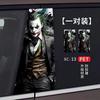 Jinx Clown Coluna Média Filme Adesivo Decorativo B Coluna Adesivo Resistente a Arranhões Personalizado Criativo Pintura de Arranhões Adesivo Modificado