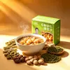 Mingau de Ninho de Pássaro Sem Açúcar, Mingau de Ninho de Pássaro Cinco Vermelhos, Mingau de Ninho de Pássaro Cinco Pretos, Mingau Nutritivo com Dendrobium, Amomum e Pasta de Feijão Mungo 200g