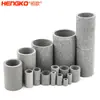 Tubo de Filtro de Acero Inoxidable Poroso para Filtración de Gas y Ventilación, Elemento Filtrante Sinterizado en Polvo de Núcleo de Titanio Microporoso, Tubo de Cartucho de Filtro Sinterizado