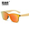 Nuevas gafas de sol polarizadas para hombre y mujer, clásicas, con película de color, con base de bambú Moso. Gafas de bambú transfronterizas de AliExpress 2842.