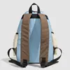 Mochila de Moda Deportiva para Exteriores Tela Lavada Ligera con Cordón para Estudiante Universitario Hombre y Mujer Bolso Escolar Marca de Moda Color Contrastante Mochila para Mujer