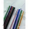Varilla de vidrio macizo trabajable material duro vidrio de borosilicato alto varilla de vidrio de color materia prima DIY hecho a mano cocción de vidrio