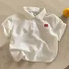 Tide Ropa de Verano Fina Nueva Estilo para Niños y Niñas, Cuello Polo, Camiseta Elegante, Dibujos Animados, Manga Corta