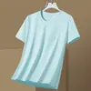 Camisetas de Verano Finas Transpirables para Hombre y Mujer, Manga Corta, Tejido de Seda Helada, para Correr al Aire Libre, Deportes, Casual, con Sensación de Hielo