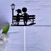 Cartão de Bolo e Bandeirinha para Feliz Aniversário, Bonito como uma Flor, Texto Decoração de Sobremesa Fabricante Fornecimento