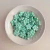 Cuentas de Flor UV de Color Sólido de Alta Calidad Acrílico DIY Cadena para Teléfono Colgante Encanto para Bolso Accesorios Materiales Venta al Por Mayor