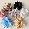Goma para el pelo estilo coreano de satén de seda con bordes rizados para mujer, adecuada para peinados de moño, coletas bajas y accesorios para el cabello