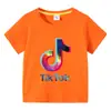 2026 Ropa Infantil Transfronteriza Camiseta de Manga Corta de Verano para Niños y Niñas Camiseta Base de Dibujos Animados Camiseta de Manga Media para Bebé Top de Moda