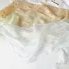 Pañuelo de Seda Triangular Floral para Mujer en Verano, Pañuelo de Gasa Fresco y Versátil, Turbante, Pañuelo para el Cuello, Lazo para el Cabello, Diadema al por Mayor
