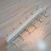 Estante colgante sin perforación para debajo del gabinete, estante de almacenamiento de cocina con gancho de hierro, estante colgante, estante multifuncional para tazas para cocina