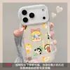 Bebê Chorando de Desenho Animado Adequado para Capa de Celular Apple iPhone 16 Pro Max 17 Nicho 14 Silicone 13 Suporte 15 Anti-Queda
