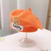 Chapéu de Bebê de Um Mês Outono e Inverno Boina Fofo Super Fofo Bebê Menino e Menina Chapéu de Lã Tricotado Bebê de Inverno