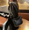 Bolsa feminina de couro genuíno vegetal curtido pele axilar camada do dedo do pé couro retro cross-border crossbody bolsa de ombro bolsa de couro macio shell 777
