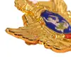 Insignia metálica personalizada insignia de medalla esmaltada conmemorativa de reunión anual de empresa etiqueta con nombre pin insignia escolar insignia de grupo personalización