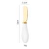 Cuchillo para queso de cerámica y acero inoxidable transfronterizo, cuchillo para pan, mermelada, mantequilla, cuchillo para crema de pastel, cuchillo para mantequilla de alto valor cromático al por mayor