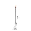 Productos transfronterizos Vajilla de acero inoxidable Regalo de Navidad Cuchara Tenedor Cuchara de postre Cuchara para remover café Cuchara colgante de Navidad