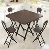Mesa dobrável mesa de jantar casa pequena mesa de jantar portátil mesa dobrável ao ar livre mesa quadrada simples mesa pequena para alugar