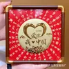 Ouro Puro 999 Ouro Bolo Princesa Por Favor Fique Rico Flocos de Ouro Criativo Desktop Casa Mesa Decorações Presente de Inauguração Atacado