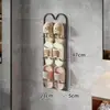 Colgador de Zapatos para Baño, Simple Estante para Guardar Pantuflas, Organizador de Zapatos de Múltiples Niveles, Soporte de Pared para Zapatos para Baño