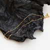 Collar Transfronterizo Europeo y Americano de Acero de Titanio Minimalista de Gama Alta para Mujer, Cadena Versátil de Moda para Clavícula, Accesorio de Cadena Lisa de Nicho