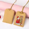 Bolsa Vacía de Amuletos de Color Sólido con Borla Colgante para Coche Bolsita de Lugar Escénico Amuleto Bolsa de la Suerte Encanto de Paz Logo Fijo