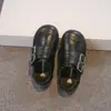 Zapatos de Cuero Elegantes para Niñas 2026 Primavera y Otoño Nuevos Mocasines de Suela Suave Zapatos Casuales para Niños Estilo Británico Zapatos Negros Individuales