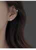 Pendientes de plata de ley 925 con hebilla de diamante para mujer, diseño de hueso de oreja, 2022, nuevos pendientes de moda para otoño