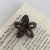 Pinza para el pelo pequeña de alta gama color café negro mate transfronteriza, simple para coleta alta, media coleta, pinza para el pelo pequeña para niños, accesorios para el pelo para mujer