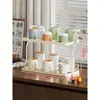 Portavasos Mesa de Comedor Estante para Guardar Vasos Sala de Estar Escritorio Estante para Colección de Vasos Bandeja Estante para Tazas de Té Doméstico