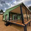 Directo del fabricante: Villas pequeñas, acogedoras, con estructura de acero para uso recreativo, adecuadas para casas móviles al aire libre y soláriums, y disponibles para exportación
