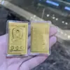 Pegatina dorada para teléfono móvil de oro de 999, ocho santos patrones, oro, 12 signos del zodíaco, año de esta vida, amuleto de Buda de esta vida, pegatina para teléfono móvil