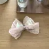 Doce Coração Cremoso ~ Scrunchie com Laço de Fita Estilo Ballet Acessório de Cabelo Mori Girl, Gentil com o Cabelo