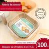 Papel Especial para Air Fryer, Assadeira, Bandeja de Papel Absorvente de Óleo, Tapete de Papel de Silicone Absorvente de Óleo, Papel para Air Fryer, Papel para Assar Air Fryer